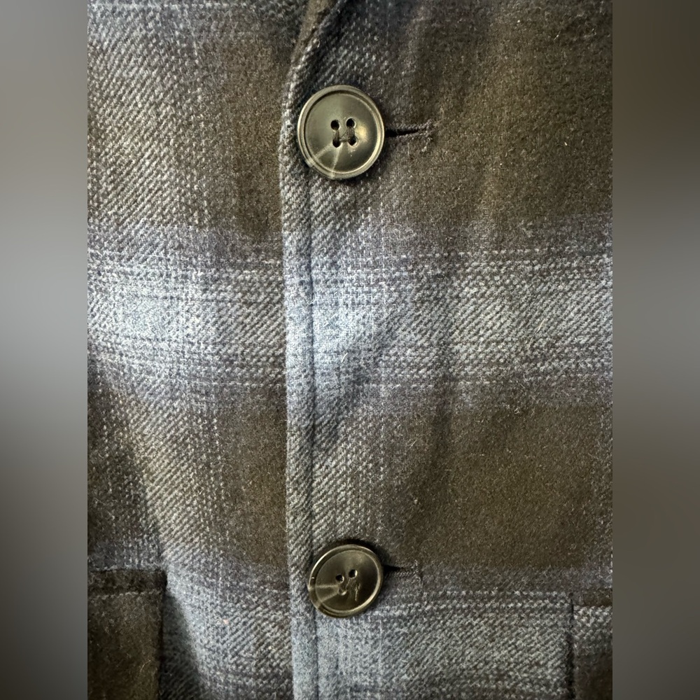 BoohooMAN Black and Blue Checkered Jacket - Picture 4 of 9